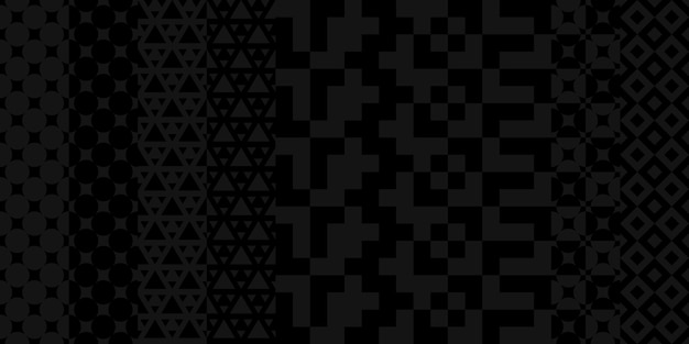 Arte de fondo de ilustración de Vector transparente plano negro oscuro abstracto