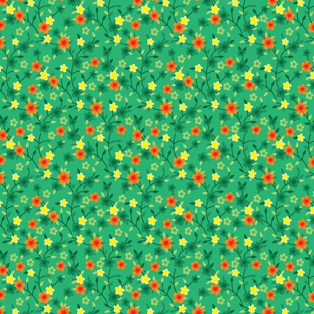 Arte de fondo de impresión textil con patrón sin costuras