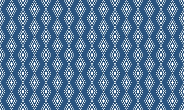 arte de formas abstractas geométricas en estilo de patrón sin costuras ilustración en fondo azul