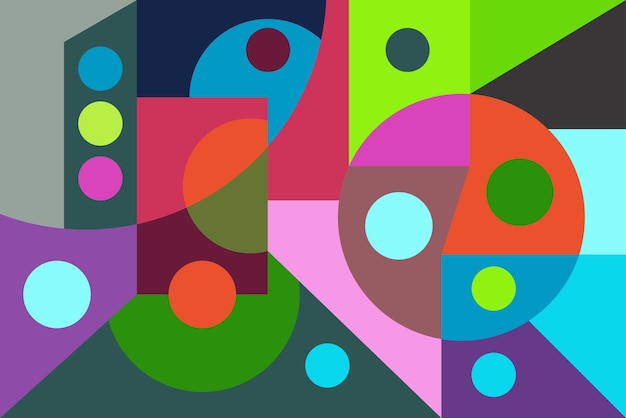 arte geométrico abstracto minimalista