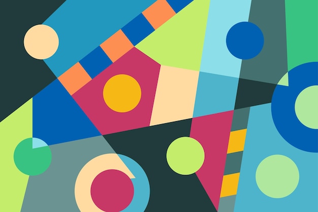 arte geométrico abstracto minimalista