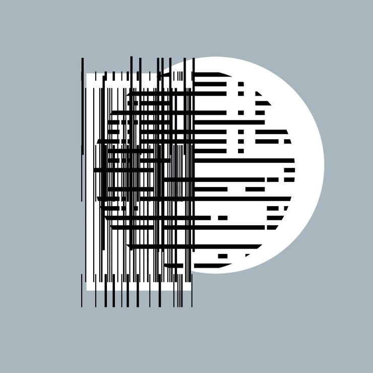 Vector arte gráfico abstracto, ilustración geométrica vectorial.