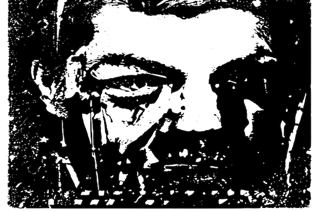 arte grunge negro imagen vectorial superposición monocromática textura de fondo grunge