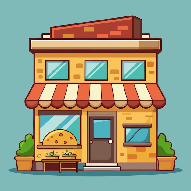 El arte del icono vectorial de la tienda de queso cautivadora