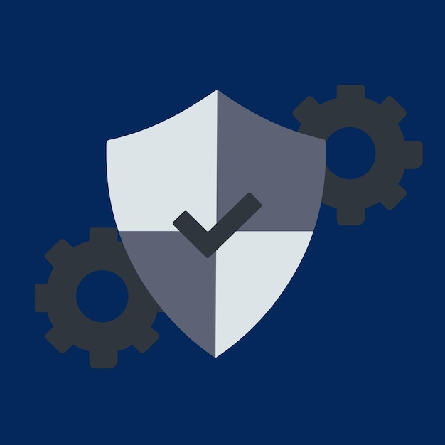 arte ilustración diseño concepto símbolo icono logotipo de seguridad segura