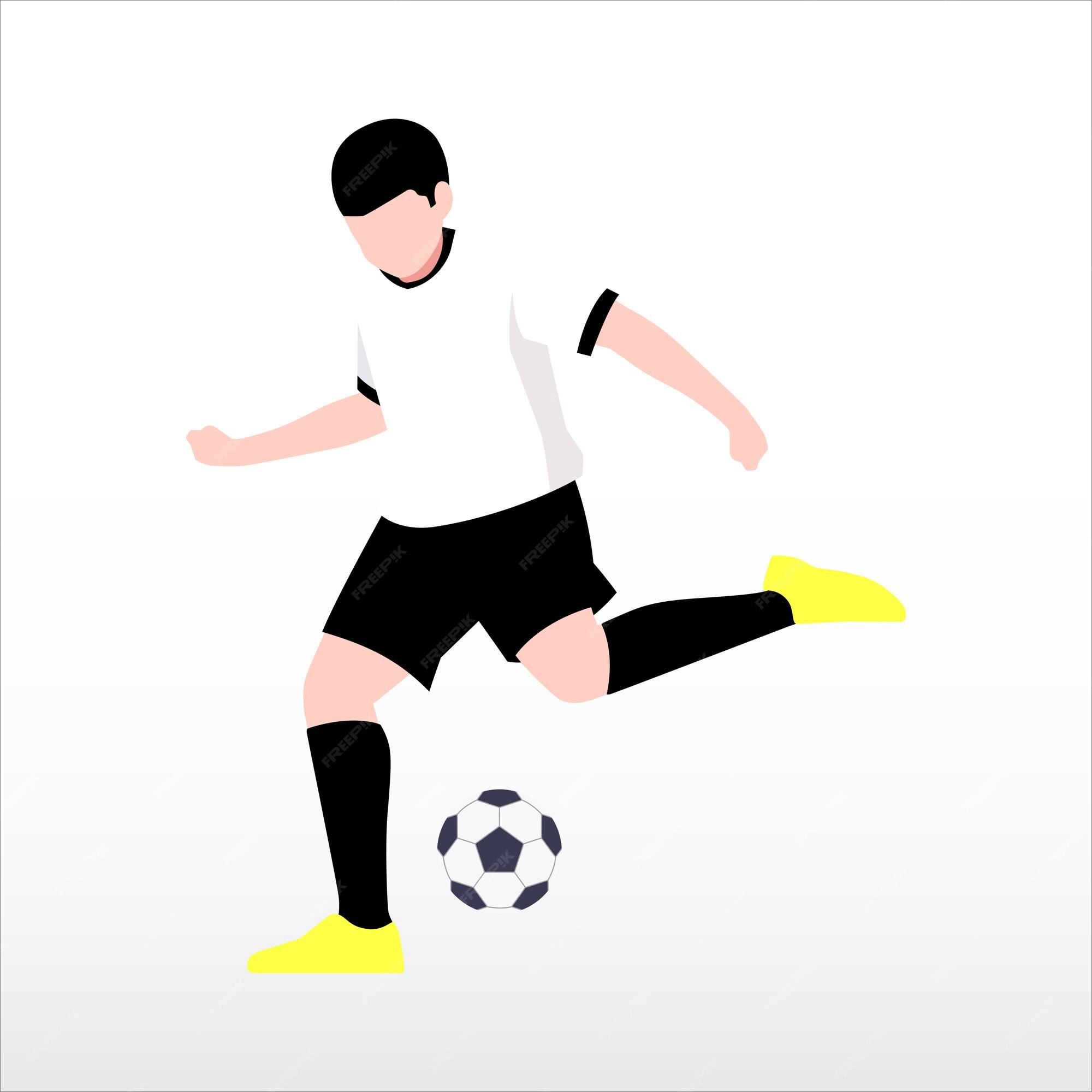 Jugador De Fútbol De Uruguay Con La Bandera Y La Bola De La Historieta  Ilustraciones svg, vectoriales, clip art vectorizado libre de derechos.  Image 29031607