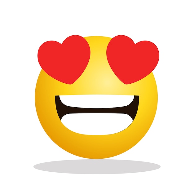 Arte ilustración Diseño Emoji cara expresión símbolo emoticono de amor