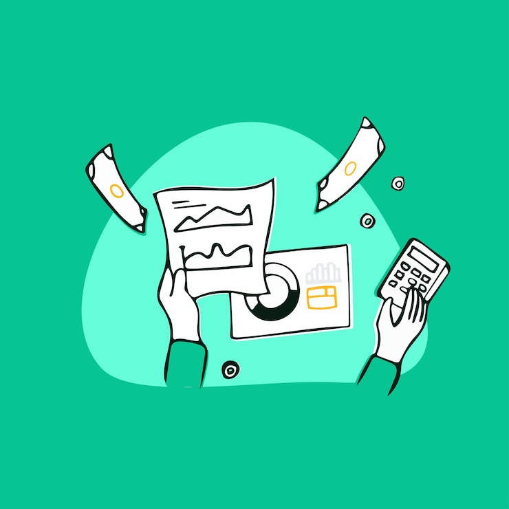 Vector arte de la ilustración de las finanzas