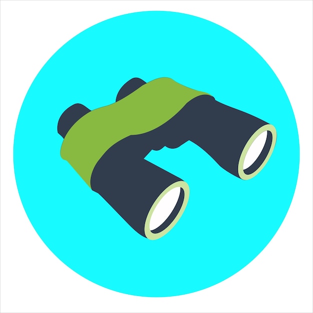 arte ilustración icono símbolo logo de binoculares