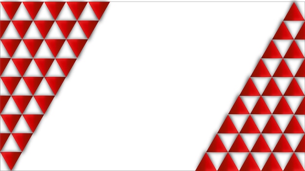 Arte Ilustración marco abstracto fondo gradiente indonesia día de la independencia concepto de triángulo