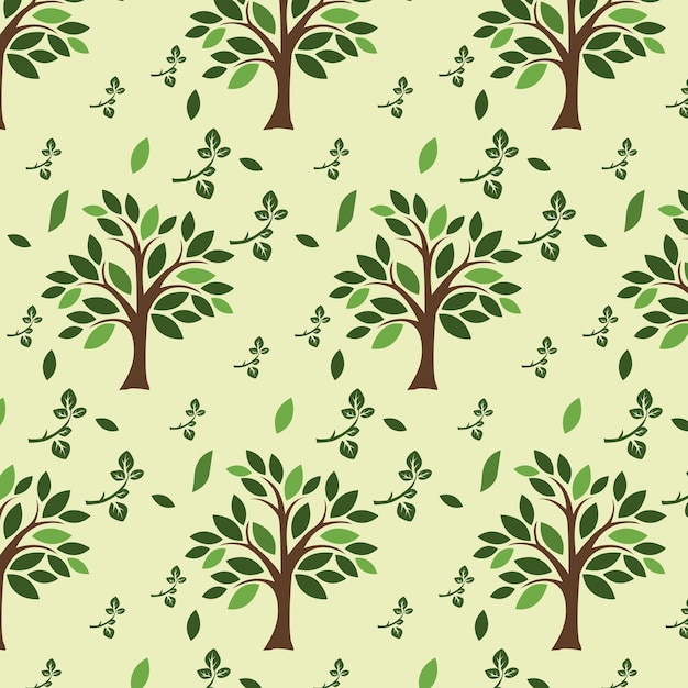 Arte Ilustración Patrón de árbol aspecto increíble mejor vista patrón abstracto patrón sin costuras
