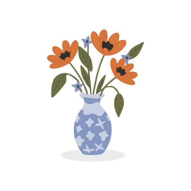 Vector el arte de la ilustración vectorial de flores