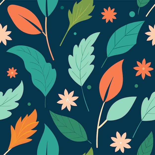 arte y ilustración vectorial de patrones sin costuras botánicos