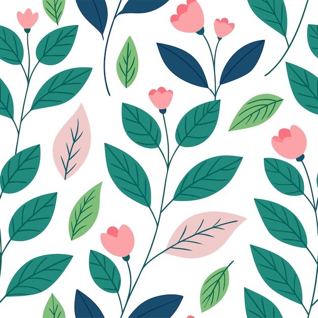 arte y ilustración vectorial de patrones sin costuras botánicos