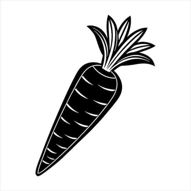 Arte y ilustración vectorial de zanahorias