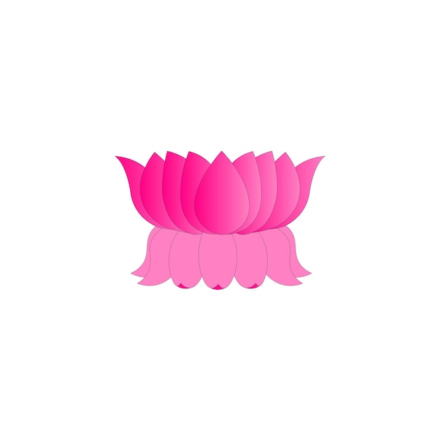 Arte ilustrador de la flor de loto