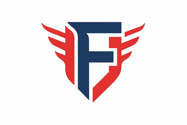 Arte de la letra F diseño de logotipo arte vectorial e ilustración