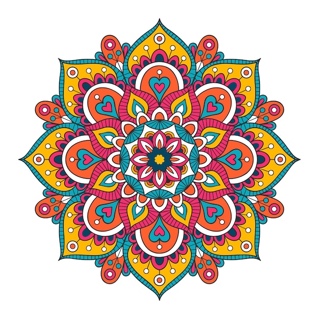 Arte libre de líneas y dibujo a mano arte floral en blanco y negro diseño plano simple vector libre de flores