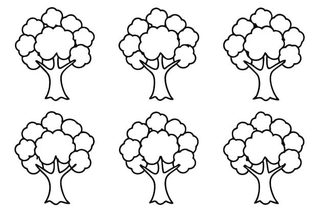 El arte de la línea del árbol de manzana captura la esencia de la naturaleza de manera hermosa