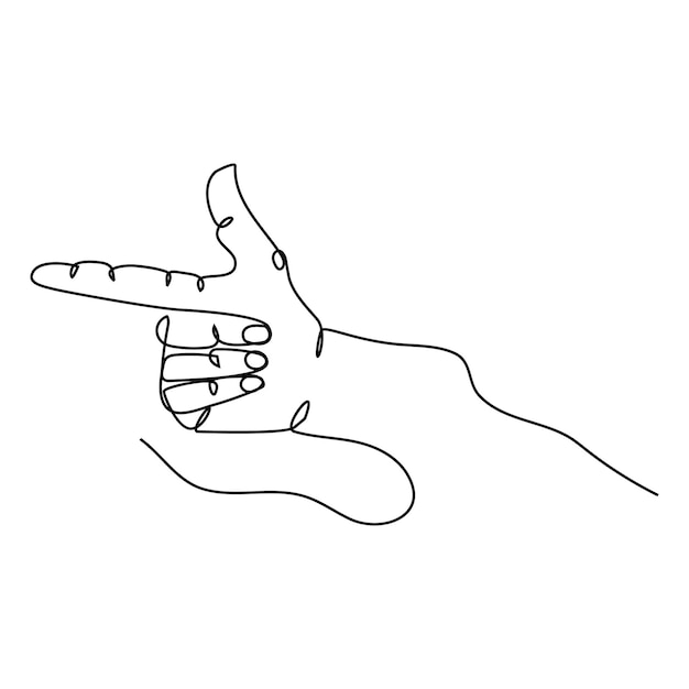Arte de línea continua de una pareja tomándose de la mano