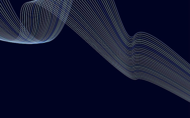 Arte de línea creativa Ilustración vectorial EPS 10 Elementos de diseño creados con la herramienta Mezclar