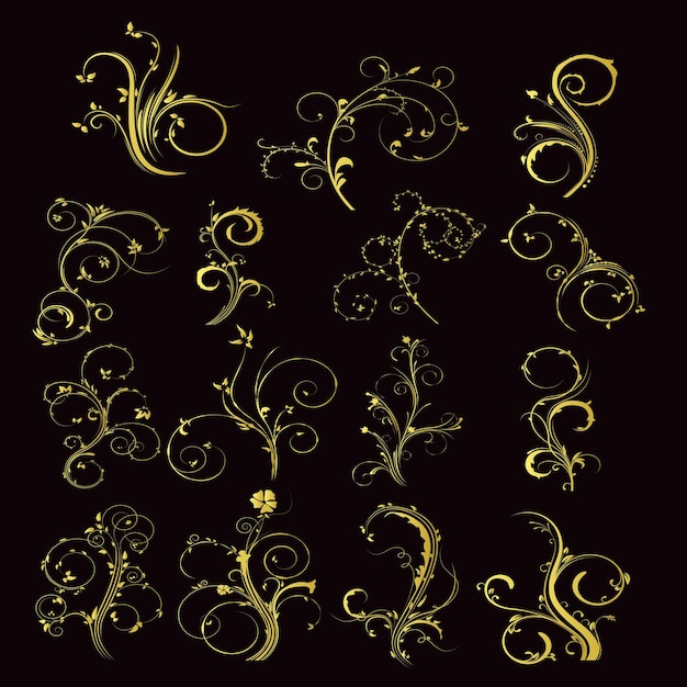 Arte de línea de logotipo de adorno de lujo