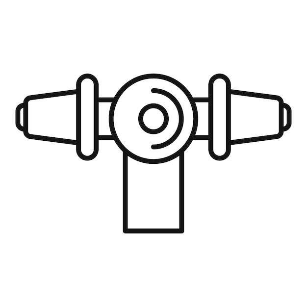 Arte de la línea de un telescopio