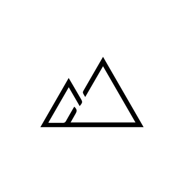 Arte de línea vectorial de diseño de tatuajes