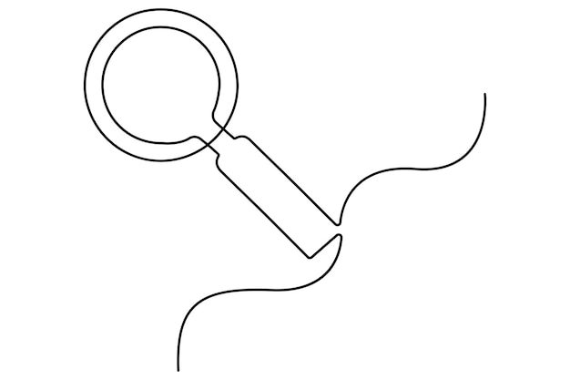 Arte de línea de vidrio de ampliación para la investigación y el descubrimiento