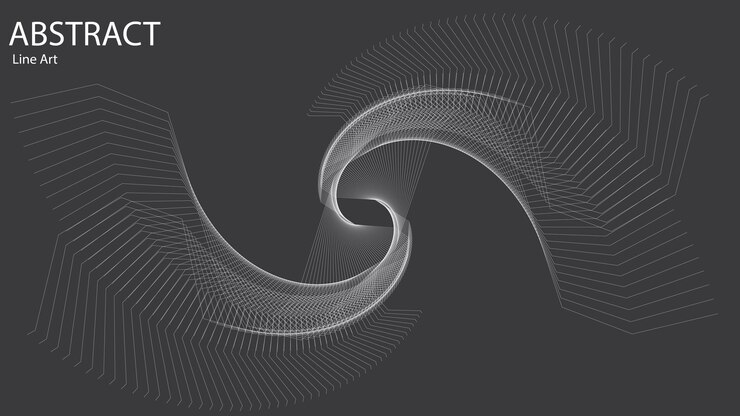 Arte de las líneas abstractas
