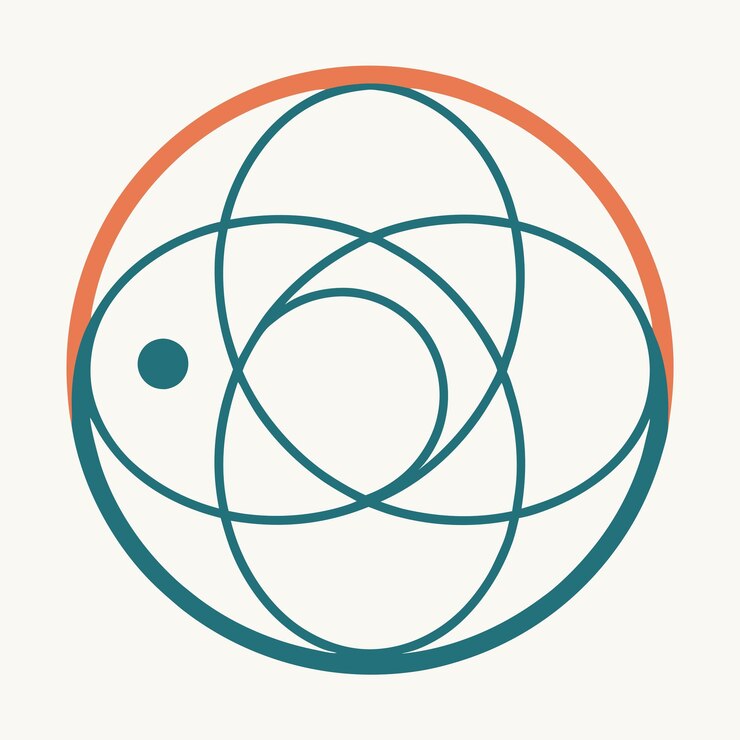 Vector arte de líneas de círculos diseño de logotipo arte vectorial e ilustración