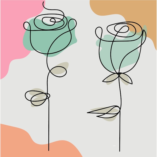 Arte de líneas dibujado a mano