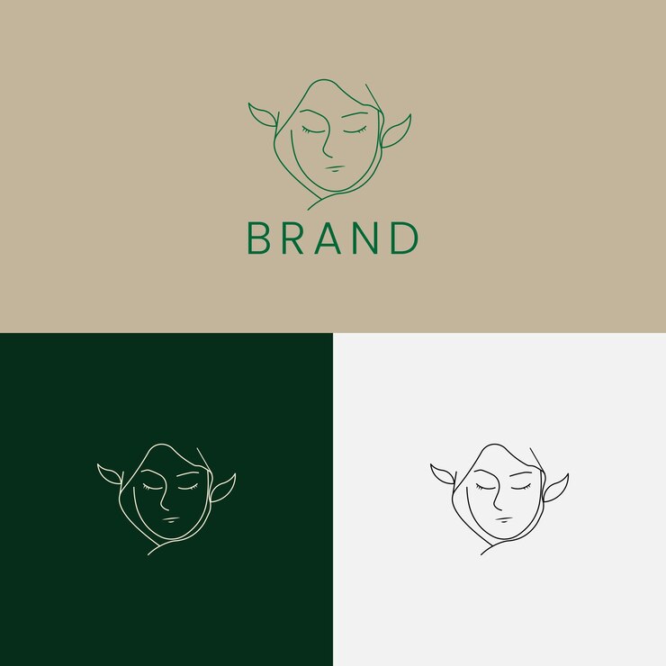 arte del logotipo para el hijab de lujo