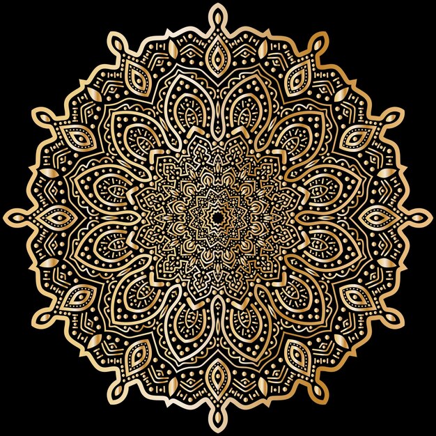 arte del mandala para el fondo de la plantilla