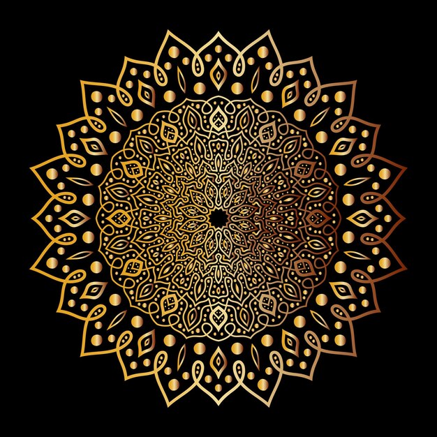arte del mandala para el fondo de la plantilla