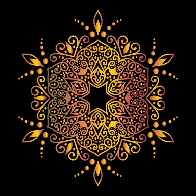 Arte de mandala de lujo para diseño decoración vintage portada de libro motivo diseño étnico ornamento fondo