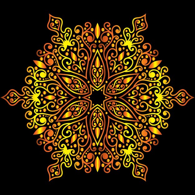 Arte de mandala de lujo para diseño decoración vintage portada de libro motivo diseño étnico ornamento fondo