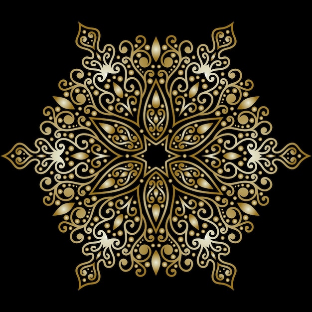 Arte de mandala de lujo para diseño decoración vintage portada de libro motivo diseño étnico ornamento fondo