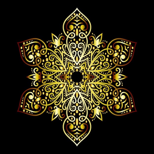 Arte de mandala de lujo para diseño decoración vintage portada de libro motivo diseño étnico ornamento fondo