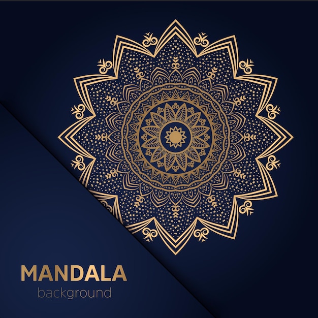 Vector arte de mandala de lujo