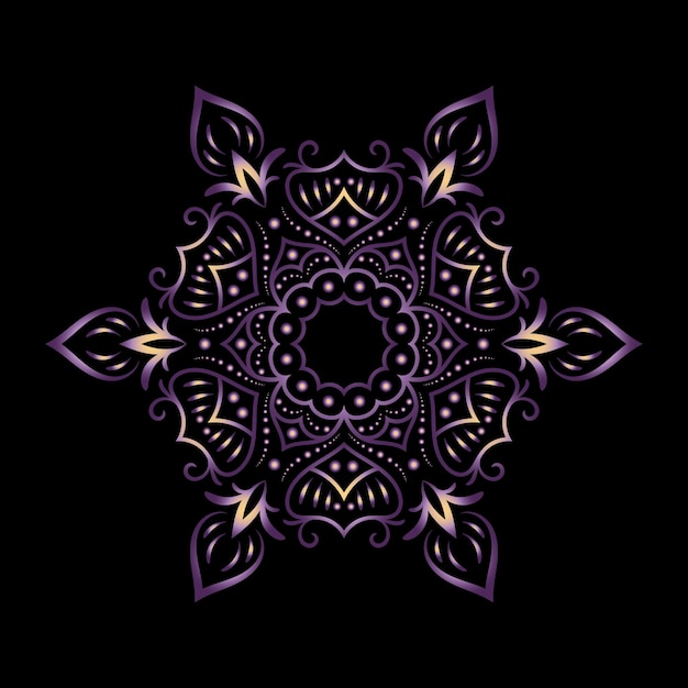 arte del mandala para plantillas flor del mandala elementos decorativos antiguos ilustración de patrones orientales