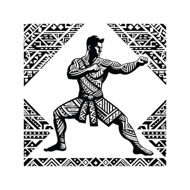 Arte marcial de judo Karate Taekwondo