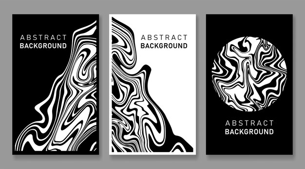 arte óptico fondo abstracto líneas licuadas diseño póster de onda abstracta