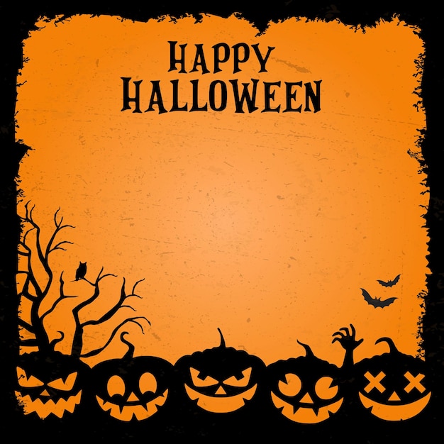 Arte en papel de Feliz Halloween