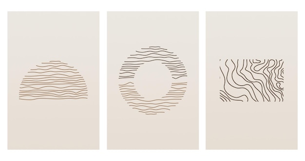 Arte de pared abstracto neutro minimalista geométrico imprimible abstracto Boho imprimible decoración de pared