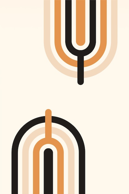 Arte de pared bohemio moderno de mediados de siglo, decoración de pared con estampado bohemio, decoración de arte de pared geométrica abstracta imprimible