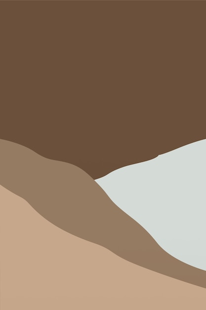 Arte de pared de paisaje minimalista, paisaje imprimible, arte de pared bohemio, cartel de decoración de arte de pared imprimible