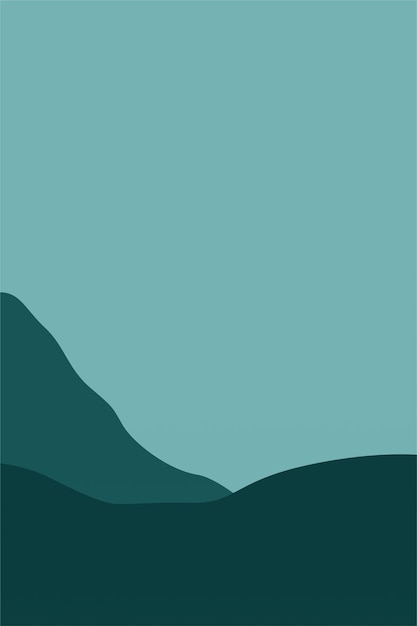 Arte de pared de paisaje minimalista, paisaje imprimible, arte de pared bohemio, cartel de decoración de arte de pared imprimible