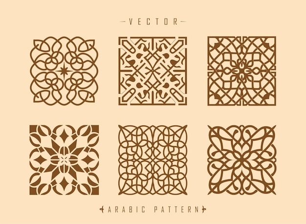 arte de patrón árabe estilo de estilo de Oriente Medio