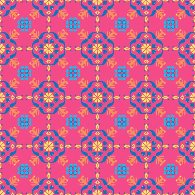 Arte de patrón de damasco de naturaleza aborigen retro de fondo transparente
